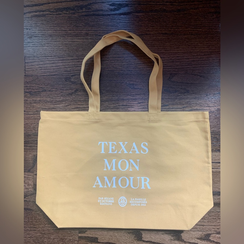 Sezane Yellow Tote Bag